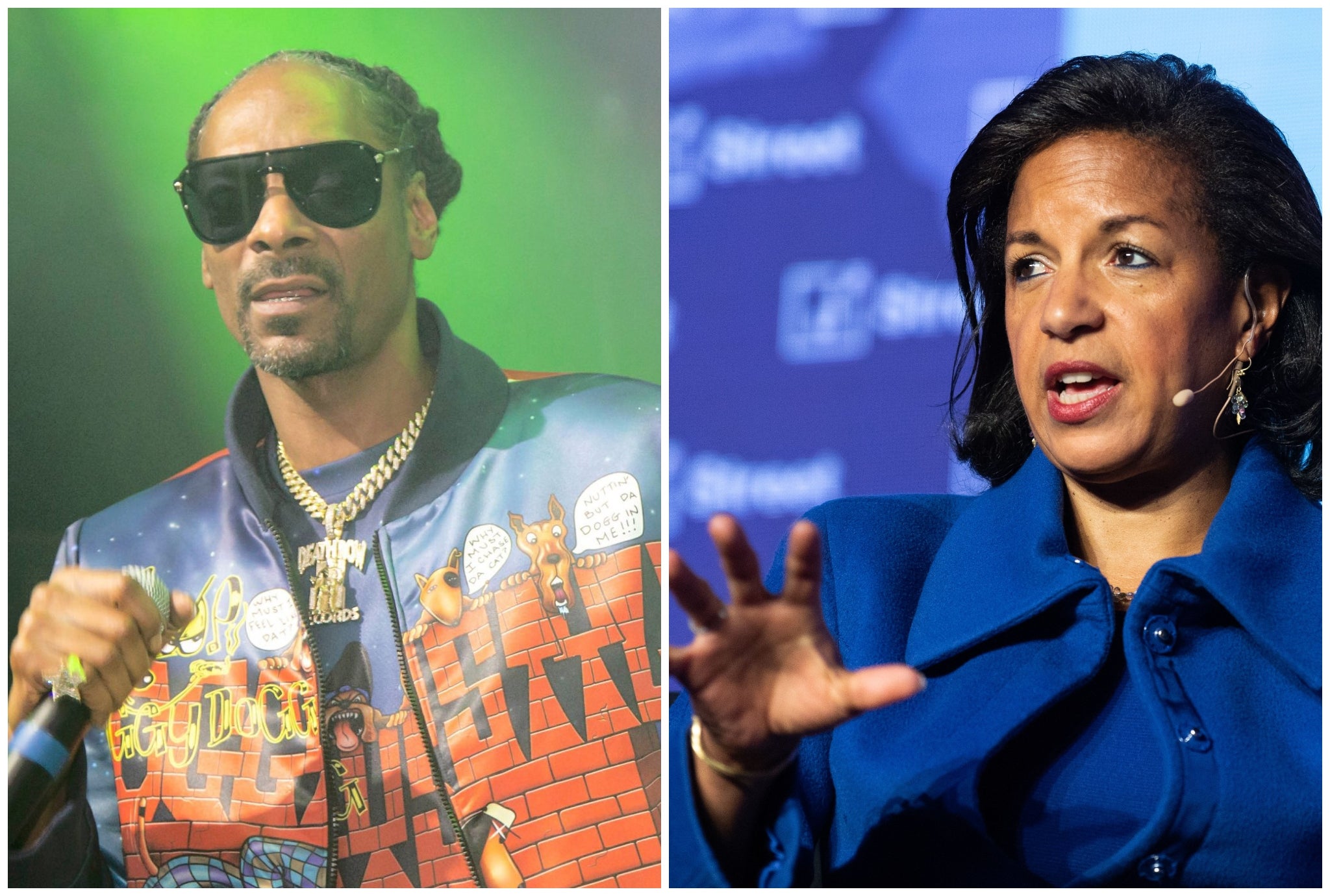 The Dr Vibe Show Susan Rice Slams Snoop Dogg For Threatening